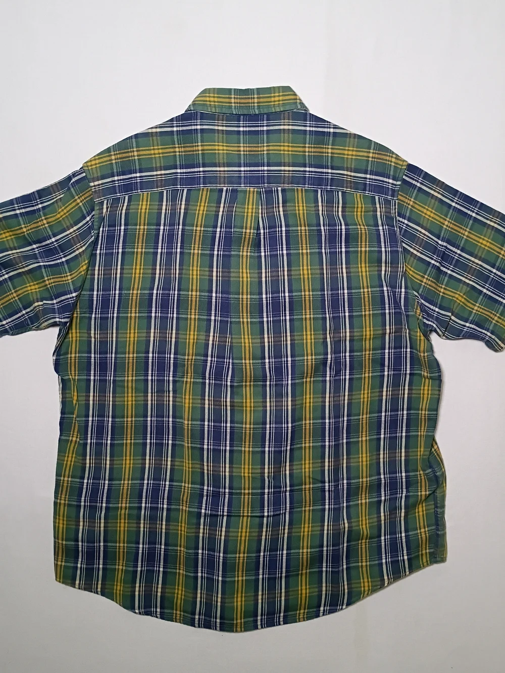 Vintage Polo Jeans Ralph Lauren Mens Oversized Flannel Shirt Large Plaid